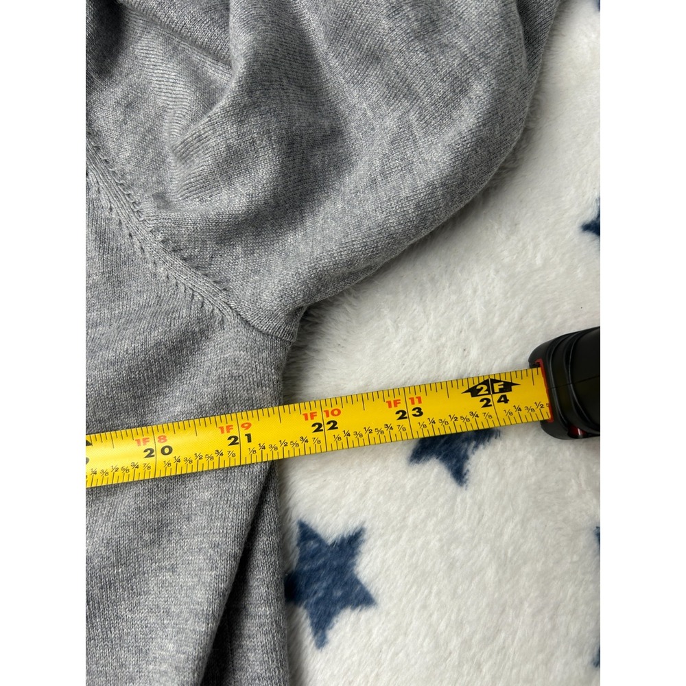 Dunning Cardigan Mens Large Gray V Neck Button Front Lightweight Sweater NWT - Picture 5 of 8